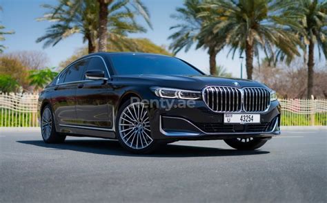 Rent a BMW 730Li (Black), 2021 ID-03772, in Dubai - Renty.ae