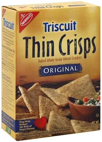 Triscuit Baked, Original Crackers - 8.5 oz, Nutrition Information | Innit