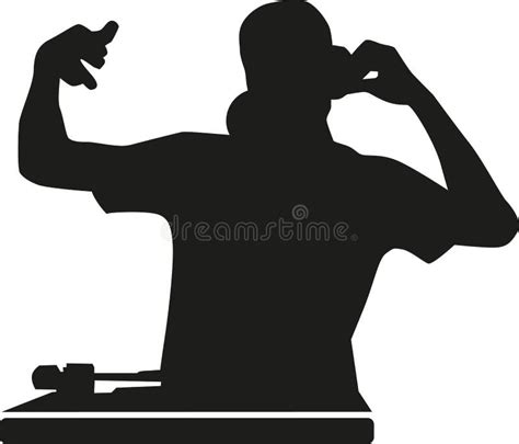 Dj Silhouette Stock Illustrations – 5,865 Dj Silhouette Stock ...