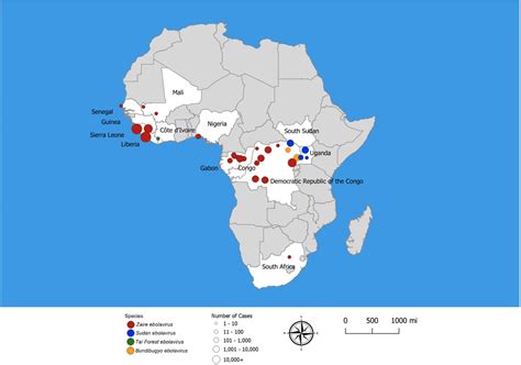 Ebola Virus Disease Distribution Map | Ebola Hemorrhagic Fever | CDC