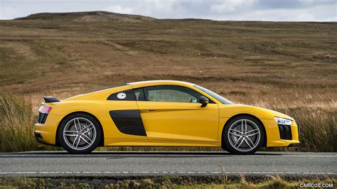 2016 Audi R8 V10 Plus Coupe (UK-Spec) Yellow | Side