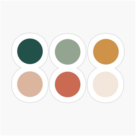 warm color palette Sticker by milastudio | Warm colour palette, Color ...