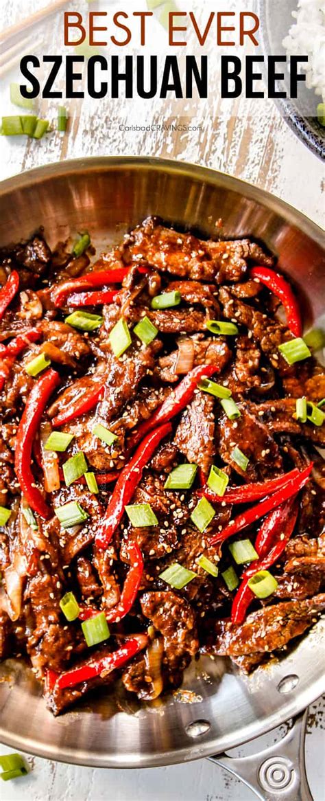 BEST Szechuan Beef! (tips, tricks, step by step photos)