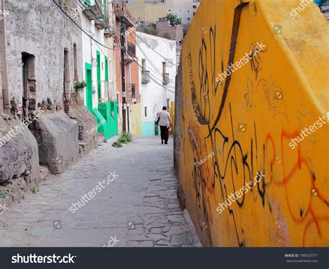 Guanajuato, Mexico - October 26, 2013: Artistic Graffiti Or Street Art ...