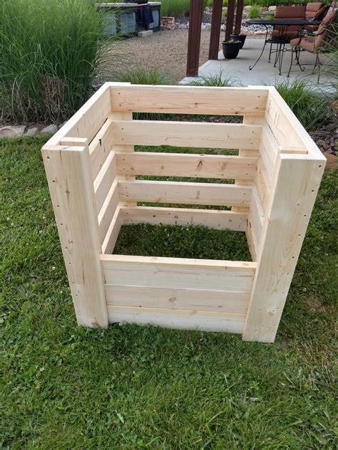 DIY Single & Double Compost Bin Plans With Adjustable Front - Etsy ...