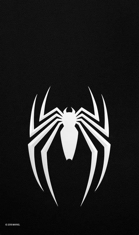 Spiderman Logo (Black & White) | Black spiderman, Marvel superhero ...