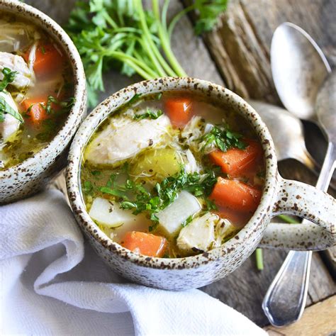 The Best Leftover Chicken Bone Broth Soup Recipe - The Keto Queens