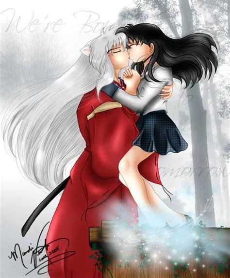 InuYasha and Kagome #Kiss | Inuyasha, Inuyasha art, Kagome and inuyasha