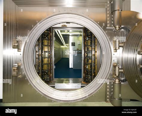 Bank Vault Interior Stock Photo - Alamy