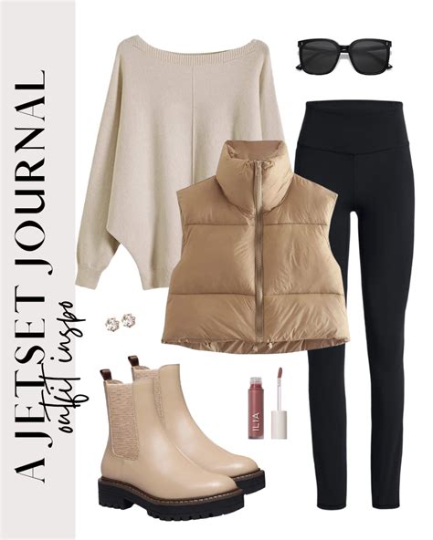 5 Simple Puffer Vest Outfit Ideas - A Jetset Journal