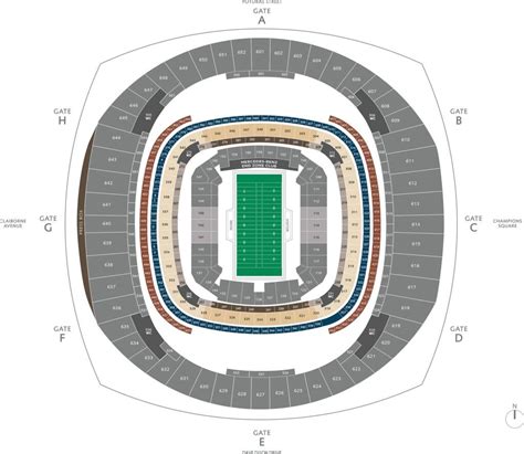 Superdome Seating Chart Club Level | Cabinets Matttroy