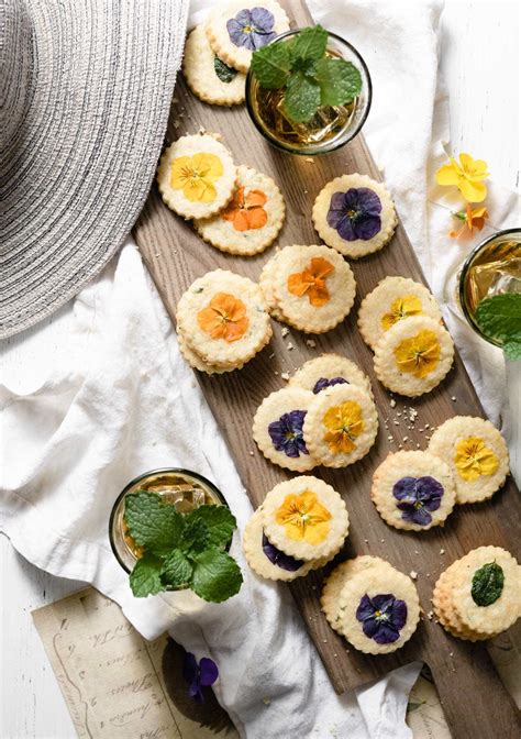 Edible Flower Cookies | Two Cups Flour