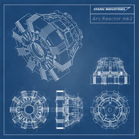 Arc Reactor Blueprints Wallpaper Hd