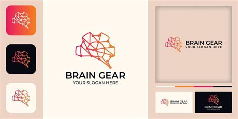 Brain With Gears Vector Art, Icons, and Graphics for Free Download