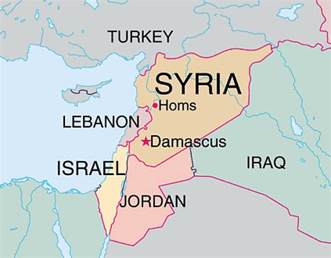 Syria Area Map – Outside the Beltway