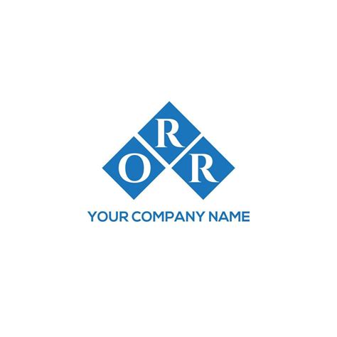 ORR letter logo design on white background. ORR creative initials ...