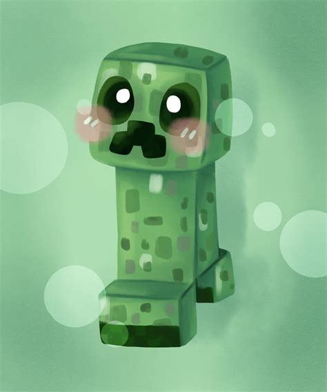 kaboom? Creeper fanart :0 : r/Minecraft