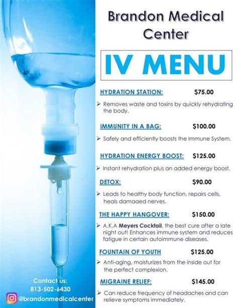 IV Vitamin Nutritional Hydration Therapy - Brandon Medical Center