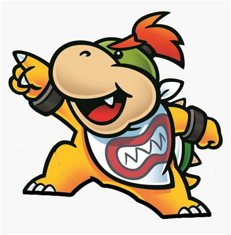 Bowser Jr Paper Mario - Bowser Jr 2d Artwork, HD Png Download ...