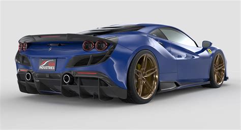 Ferrari F8 Tributo Amped Up With 3D-Printed Body Kit | Carscoops