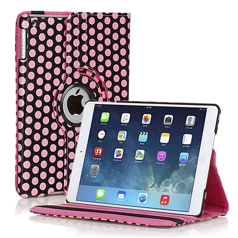 New Apple iPad Air 5 5th Gen 360 Rotating PU Leather Case Smart Cover ...