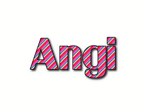 Angi Logo | Free Name Design Tool from Flaming Text