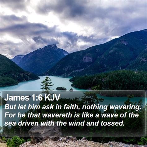 James 1:6 KJV Bible Verse Images