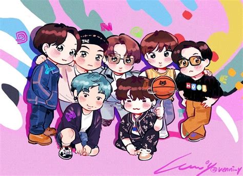 Bts Fanart Chibi Cute - BTSRYMA