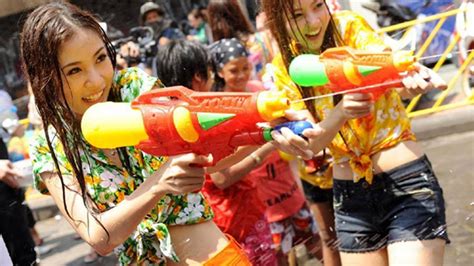 Songkran Festival in Bangkok Thailand - The World's Largest Water Fight ...