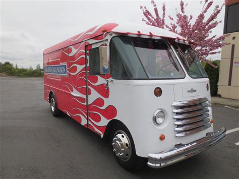 1964 Grumman GMC Aluminum Step Van Food Truck with Flames by Food truck ...