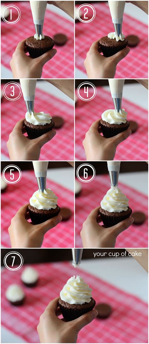 Cupcake Piping Tutorial - Your Cup of Cake