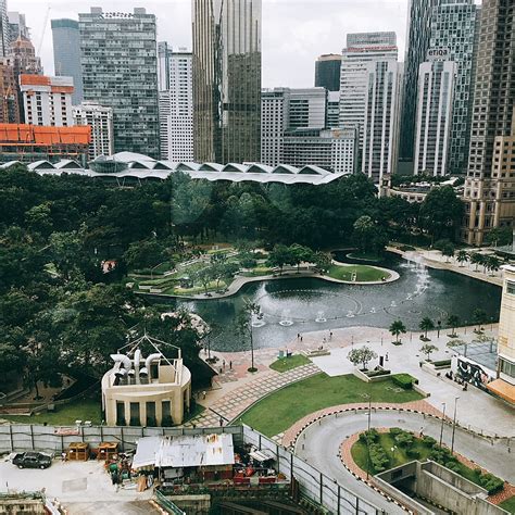 View of the KLCC Park from the window - Hooi Khaw & Su