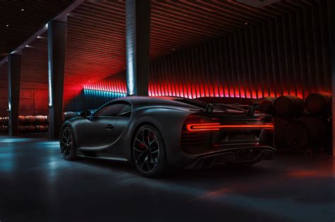 Black Bugatti Chiron 2020 Rear Wallpaper,HD Cars Wallpapers,4k ...