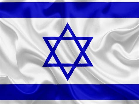 Download wallpapers Israeli flag, Israel, East, national symbols, silk ...