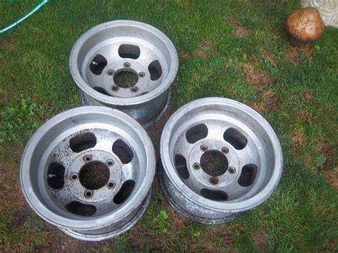 15 x8.5 Vintage Ansen Sprint slot slotted Mag Wheels Rims 5x5.5 Ford ...