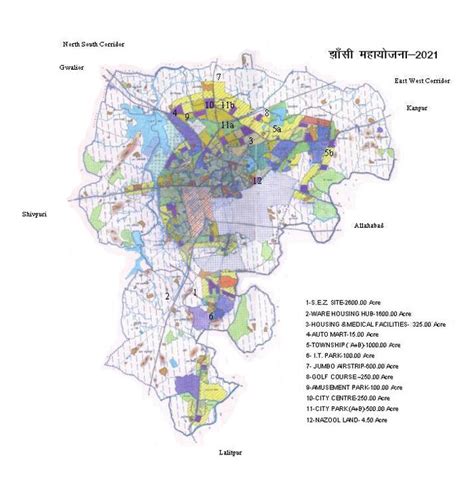 (Info) Jhansi Development Authority : Jhansi Master Plan MAP - 2021 ...