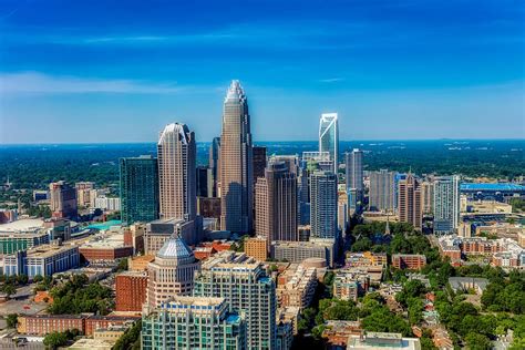 HD wallpaper: charlotte, north carolina, city, skyline, cityscape ...