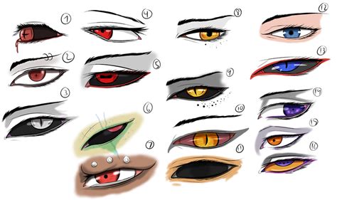 Character Eye Study/Practice by Arrancarfighter on DeviantArt