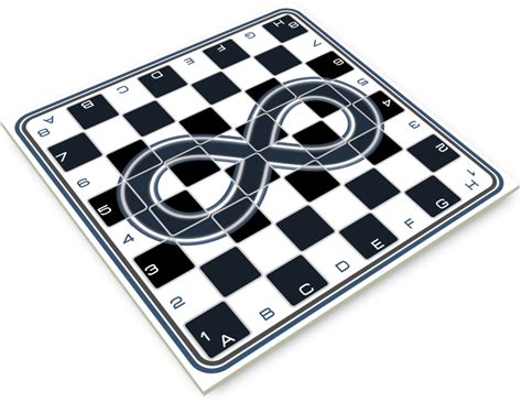 Chess Board Infinity Symbol - Openclipart