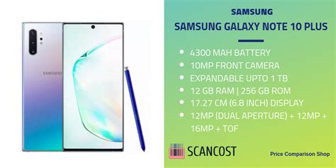 Samsung Galaxy Note 10 Plus Specs And Features | SCANCOST