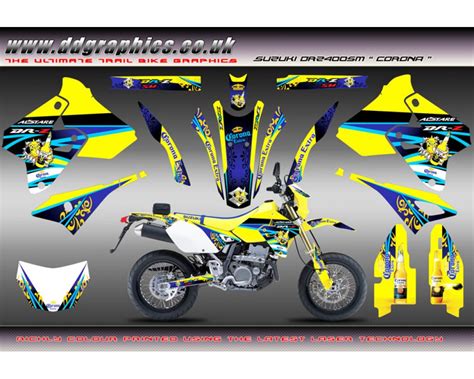 Suzuki DRZ 400SM "Corona" Full Graphic Kit