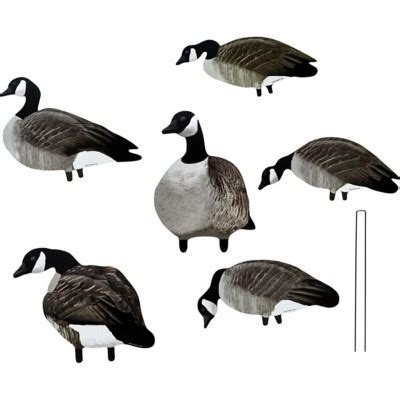 Big Al's Greater Canada Silhouette Goose Decoys 14-Pack