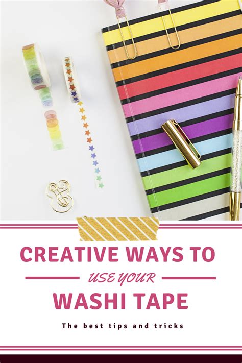 7 Creative Washi Tape Ideas: Cool Ways to Use Washi Tapes - FeltMagnet