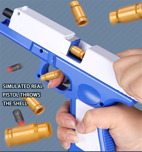 Toy Gun Cool Fake Pistol Rubber Bullet Guns That Look Real Realistic ...