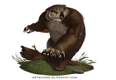 Owlbear by FlammablePerson on DeviantArt