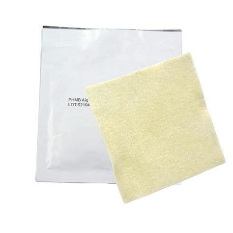 Medical wound dressing PHMB alginate dressing High Absorption Anti ...