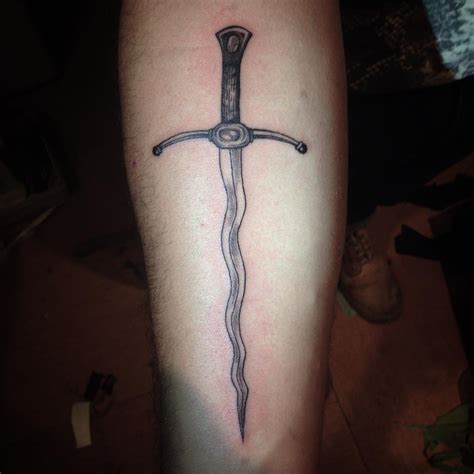 Sword Tattoo Line Art