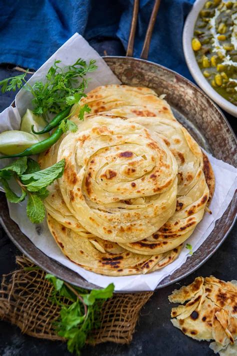 Kerala Parotta or Malabar Parotta is a layered Indian flatbread which ...