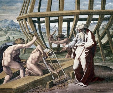 Raphael - Noah Building The Ark - Art Print - Global Gallery