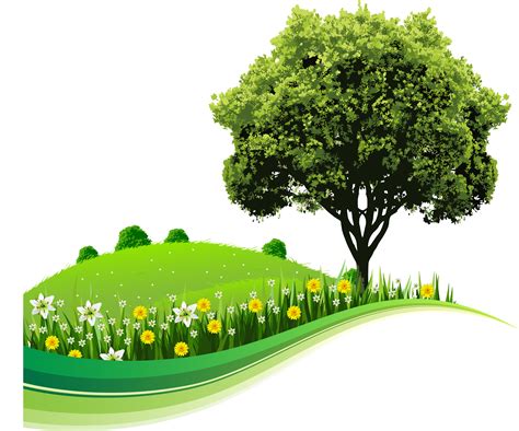 Tree Landscape Nature Drawing - kids background png download - 2794* ...